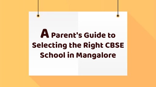 Top 10 Best CBSE Schools in Mangalore, Karnataka